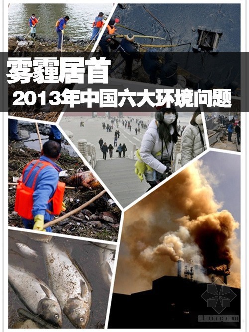 雾霾居首2013中国六大环境问题2013年,"雾霾"成为年度关键词.